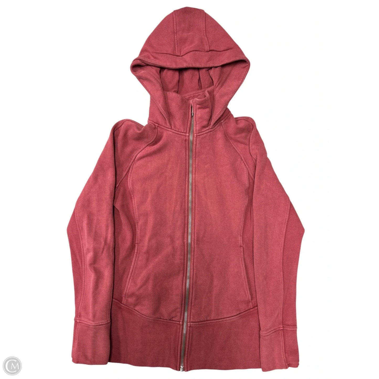 Athletic Sweatshirt Hoodie By Lululemon In Red, Size: 6