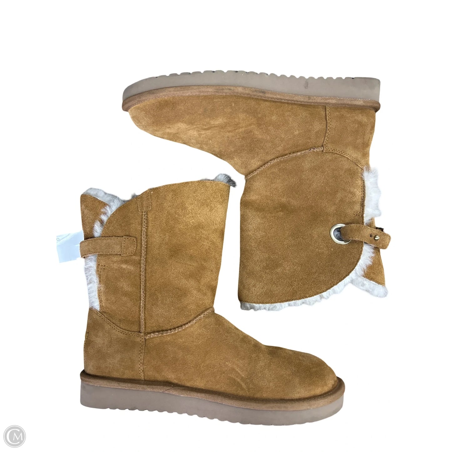 Boots Mid-calf Flats By Koolaburra By Ugg In Brown, Size: 9