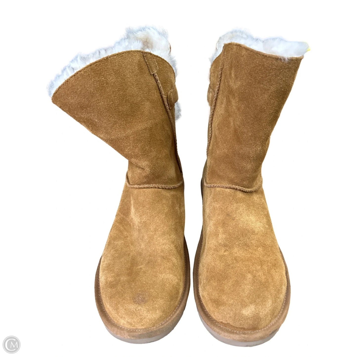 Boots Mid-calf Flats By Koolaburra By Ugg In Brown, Size: 9