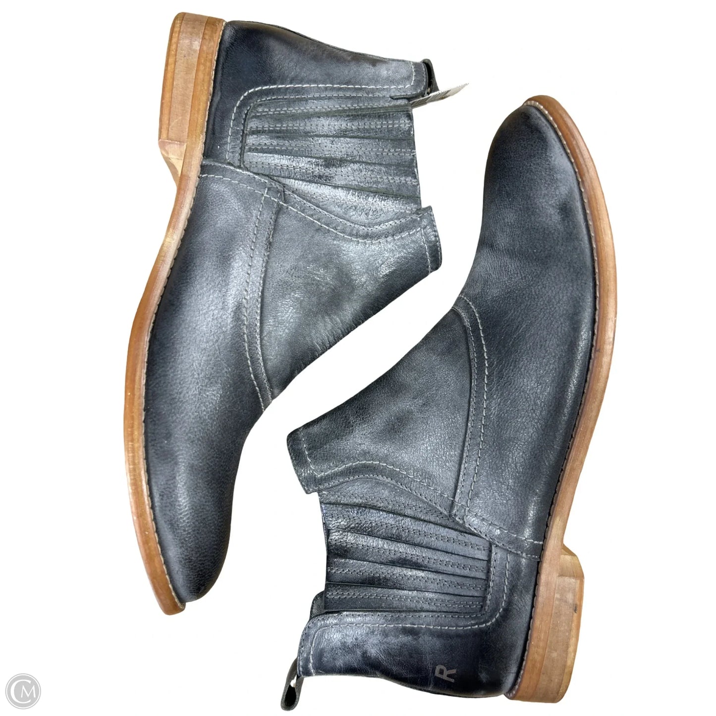 Boots Ankle Flats By Cmc In Grey, Size: 9