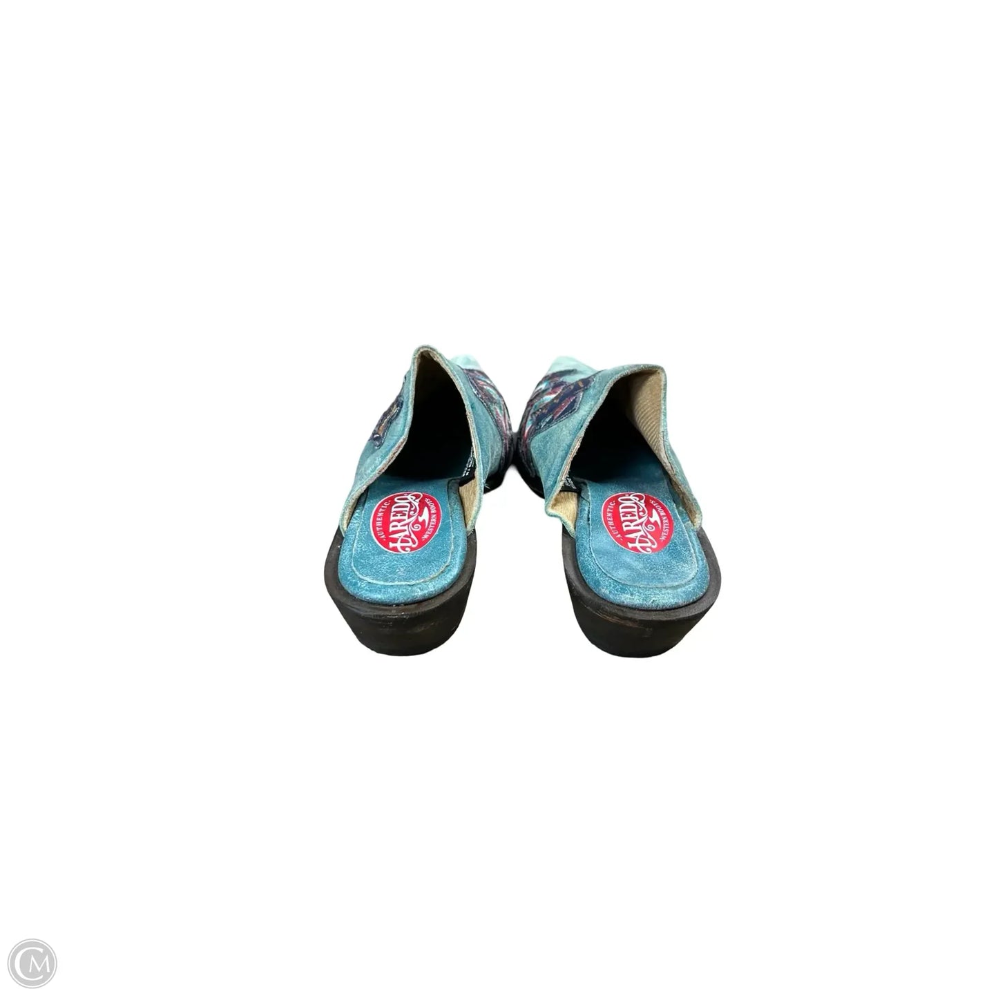 Boots Ankle Flats By Laredo In Blue, Size: 7