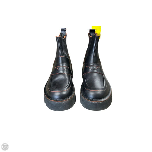 Boots Leather By Fly London In Black, Size: 7