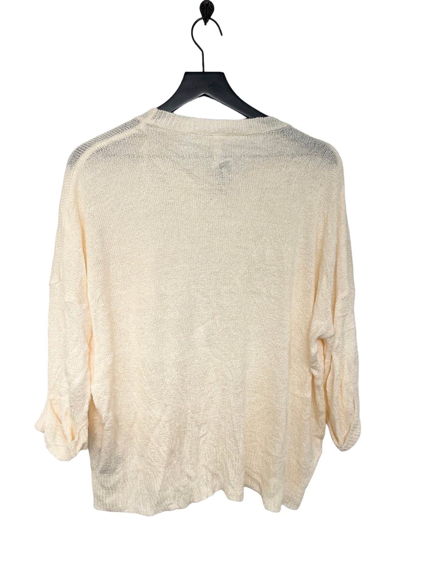 Cream Top Long Sleeve Wishlist, Size S