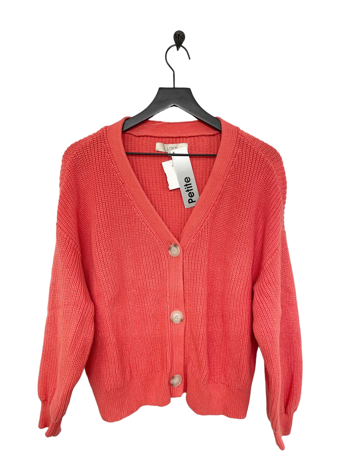 Coral Sweater Cardigan Loft, Size L