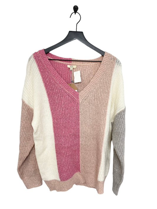 White Pink Sweater Kori America, Size L