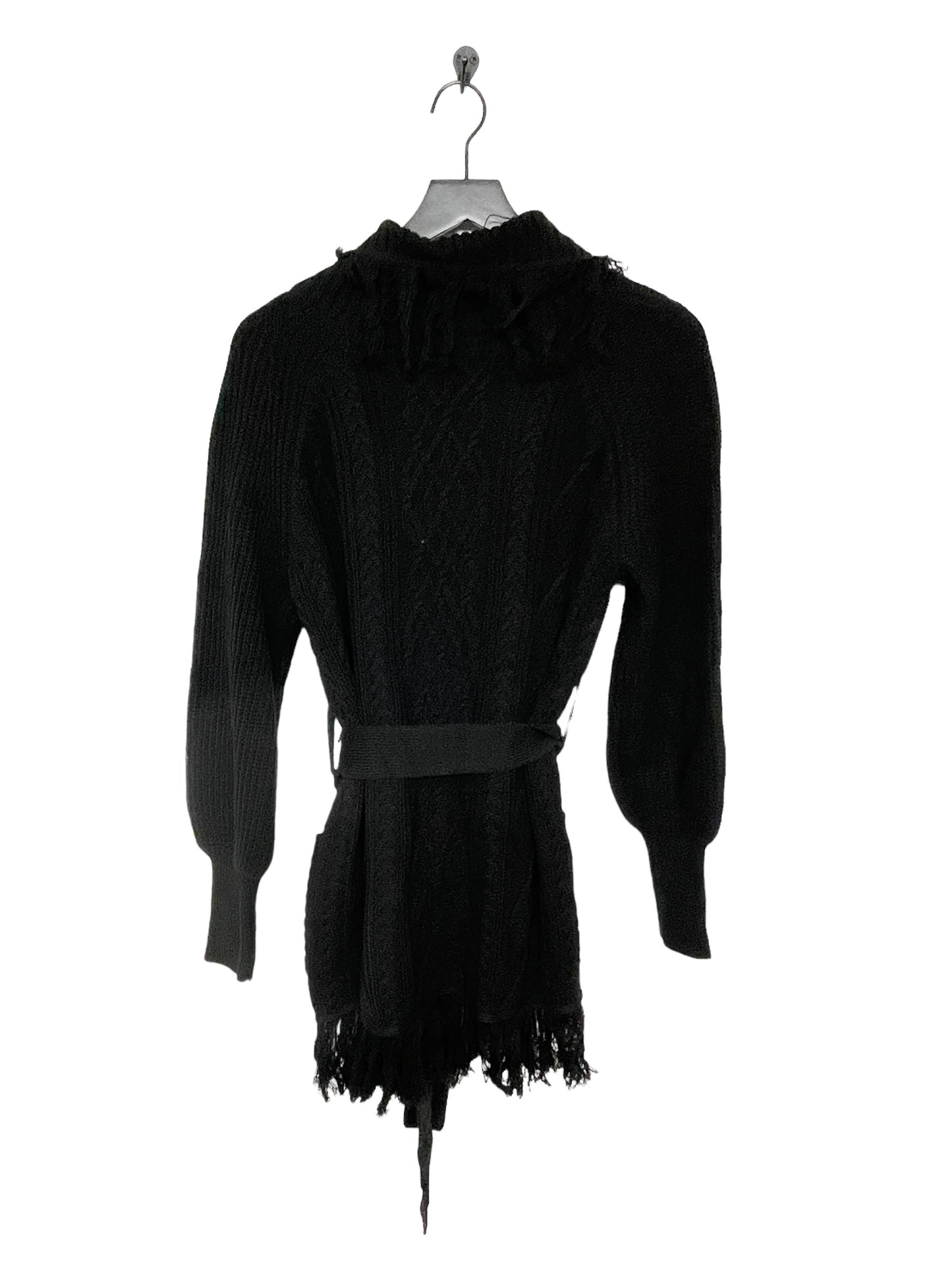Black Sweater Cardigan Olivaceous, Size S
