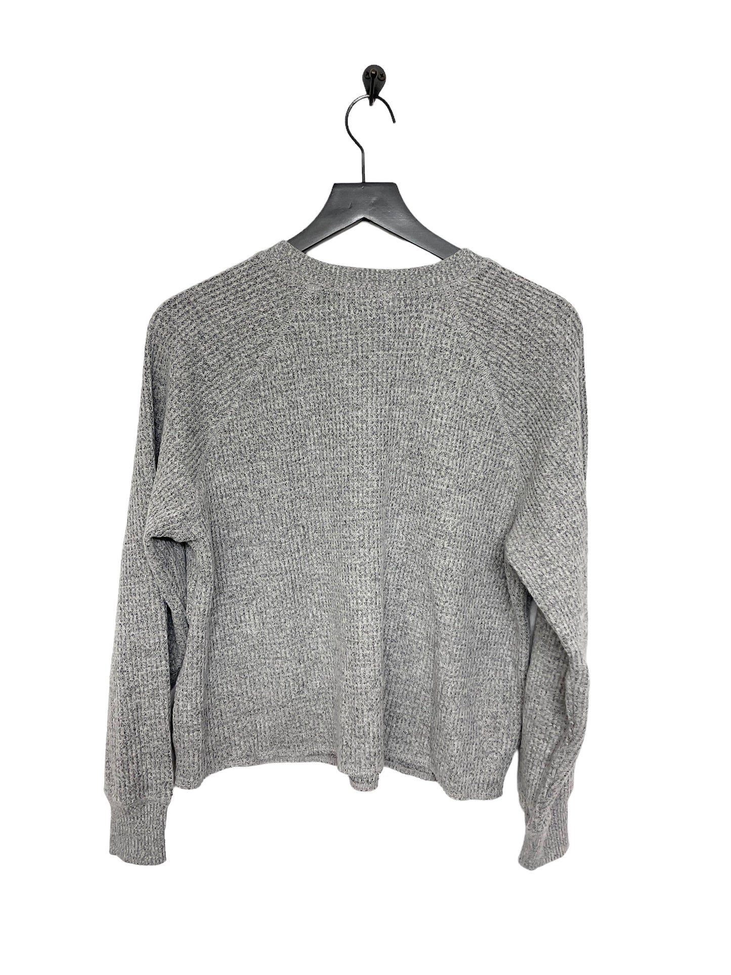 Grey Top Long Sleeve Basic Old Navy, Size M