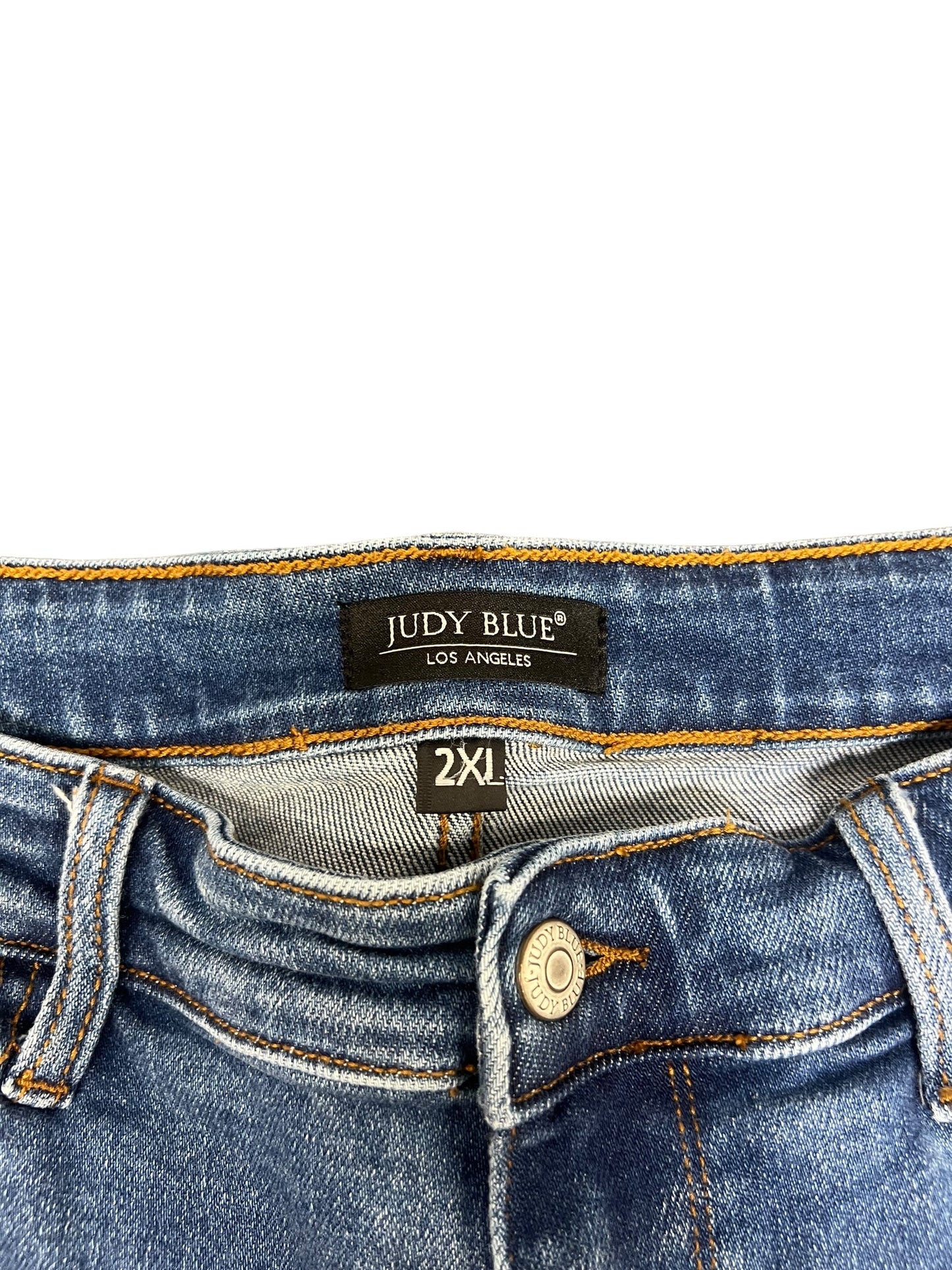 Blue Denim Shorts Judy Blue, Size 2x
