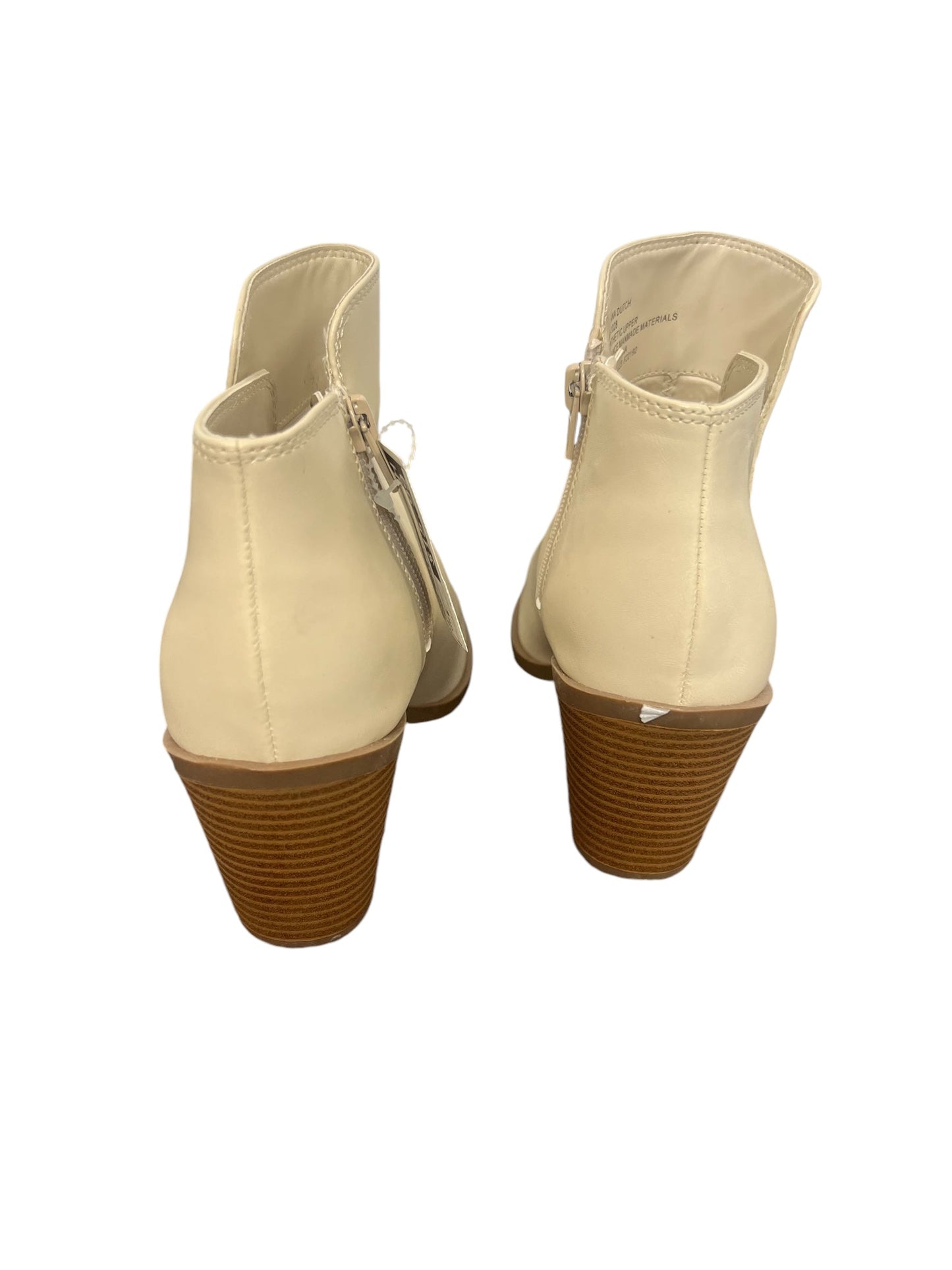 Boots Ankle Flats By Ana In Cream, Size: 6