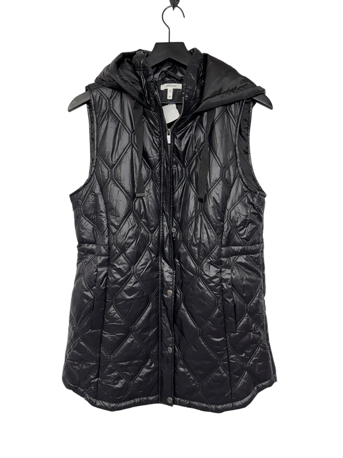 Vest Puffer & Quilted By Maurices In Black, Size: M