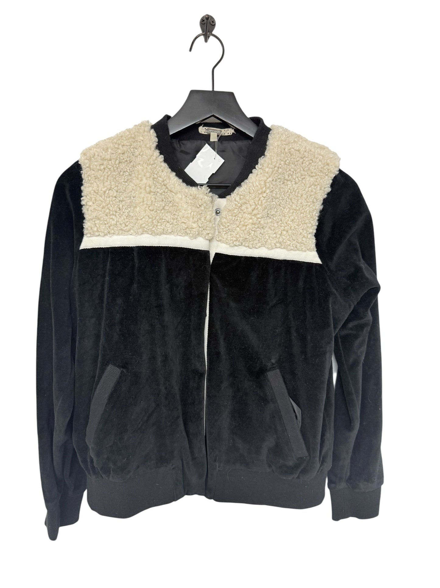 Jacket Other By Cmc In Black & Cream, Size: S