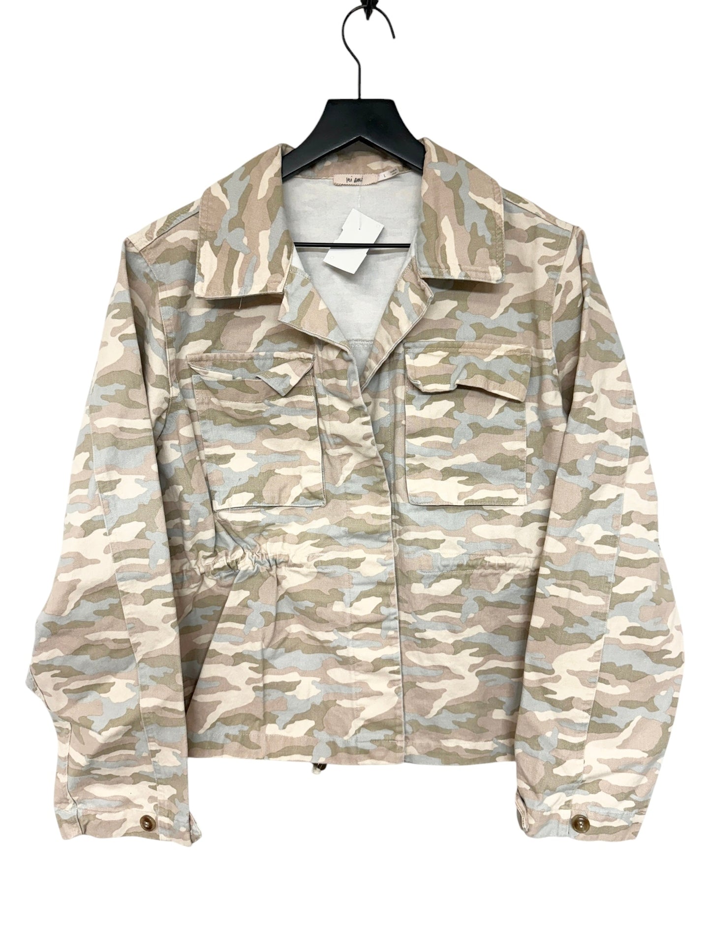 Jacket Utility By Mi Ami In Camouflage Print, Size: L