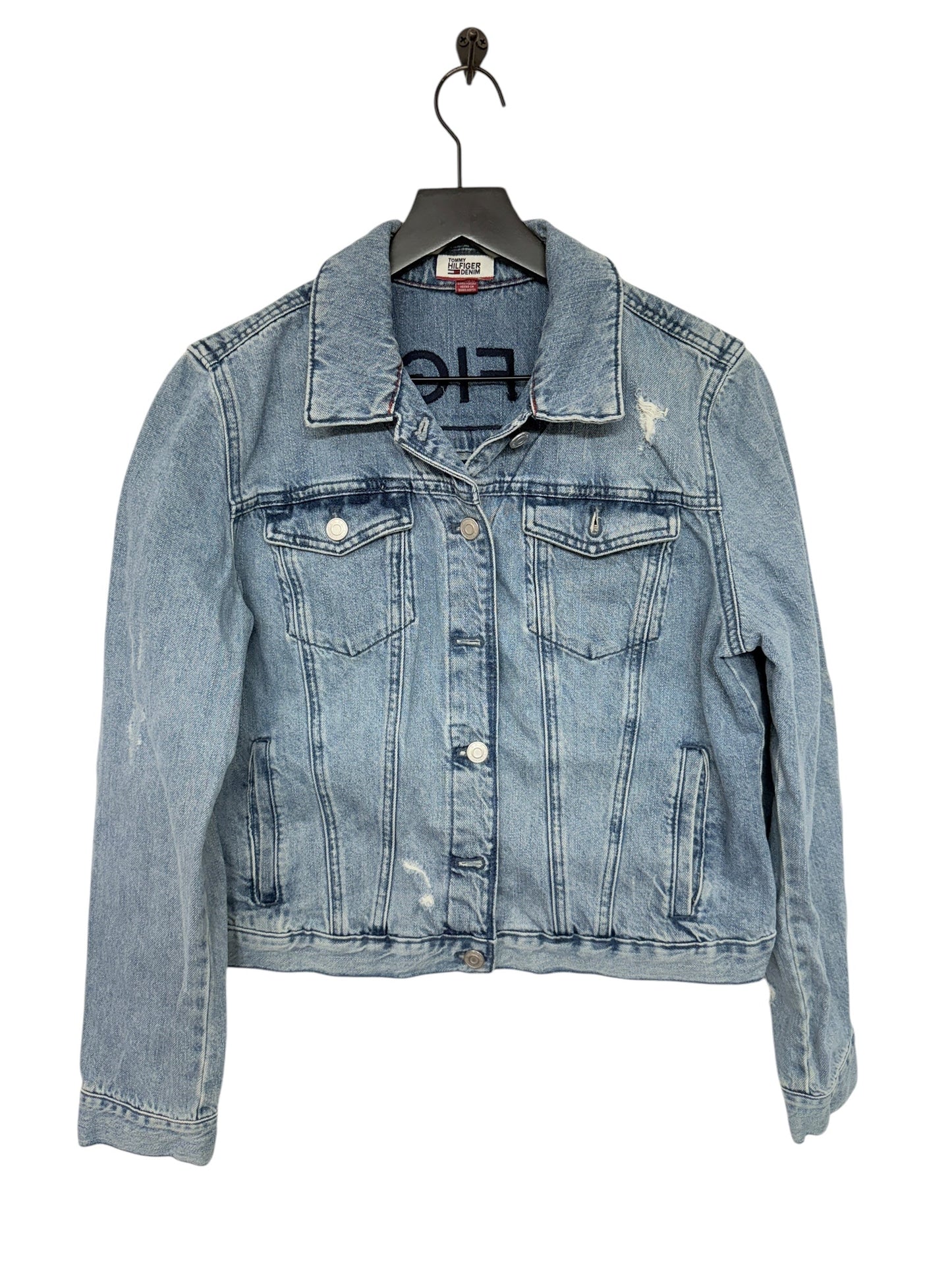 Jacket Denim By Tommy Hilfiger In Blue Denim, Size: L