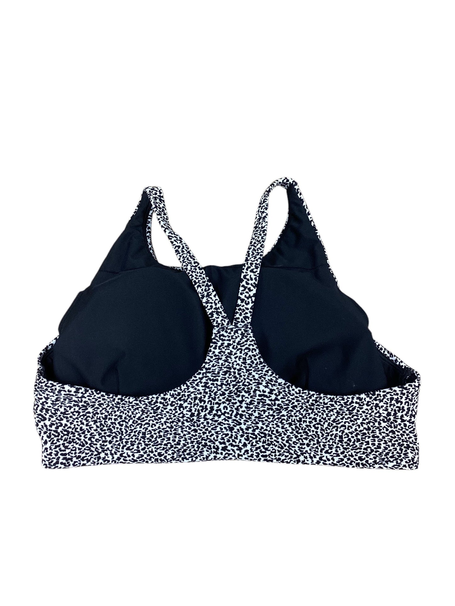 Athletic Bra By Athleta In Black & White, Size: S