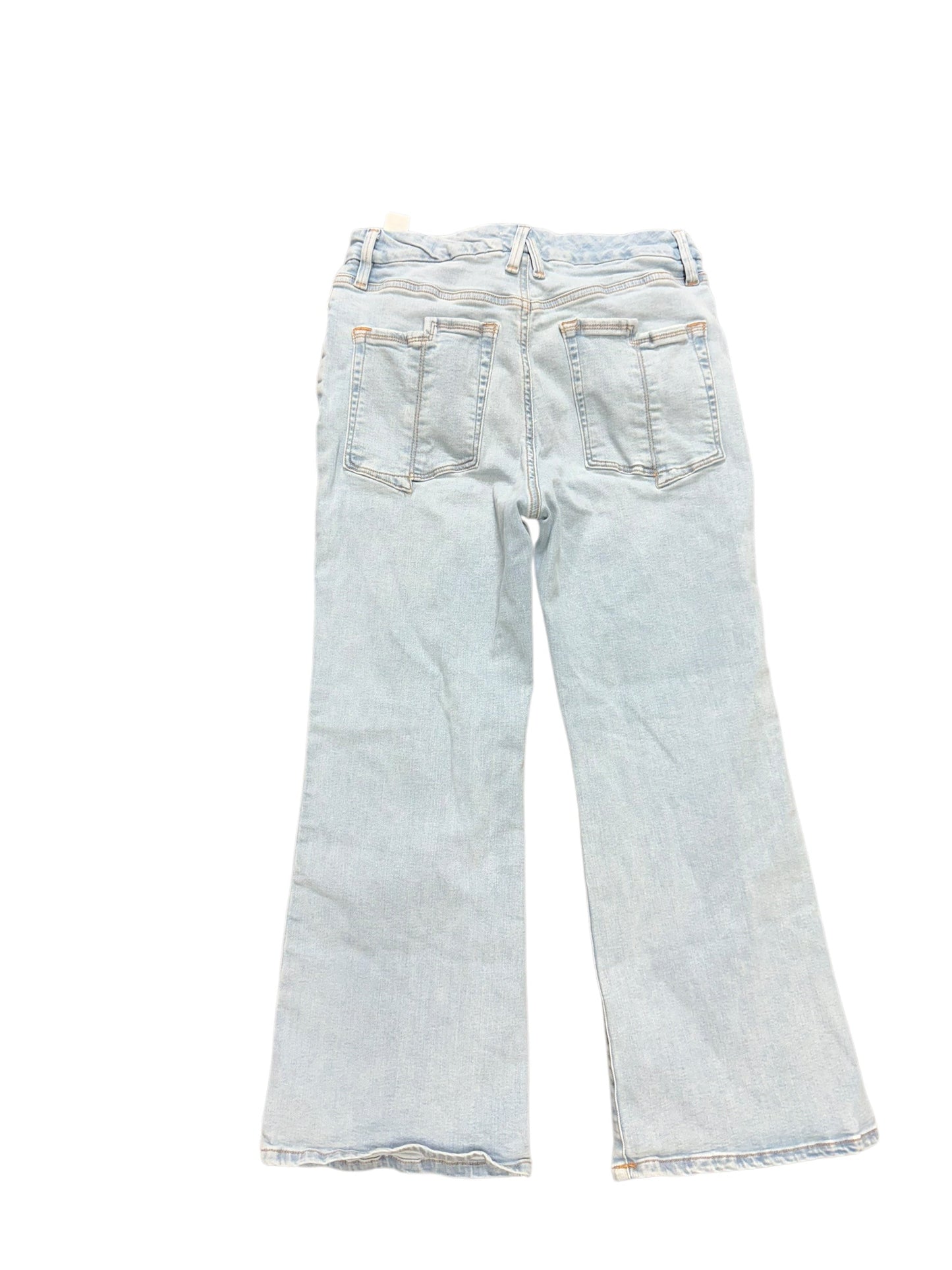 Jeans Boot Cut By Good American In Blue Denim, Size: 10