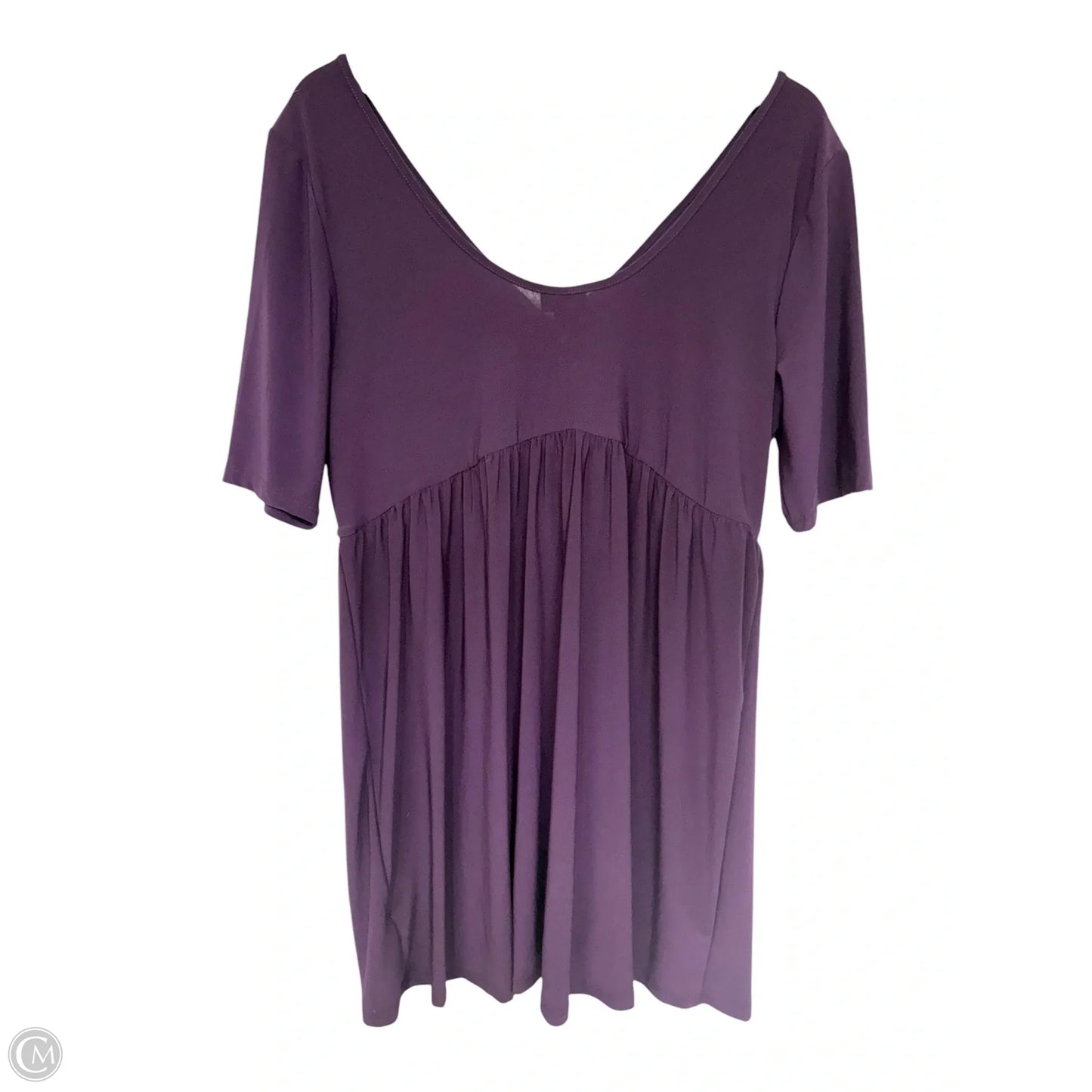 Top Short Sleeve By Torrid In Purple, Size: 1x