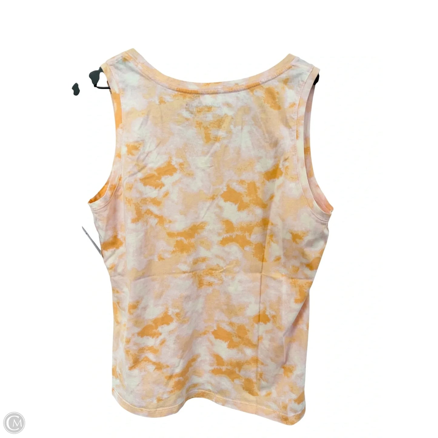 Athletic Tank Top By Eddie Bauer In Orange & Pink, Size: L