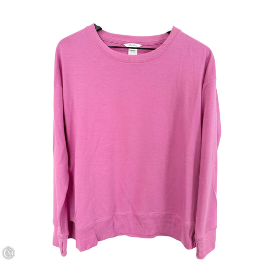 Athletic Top Long Sleeve Crewneck By Jockey In Purple, Size: M