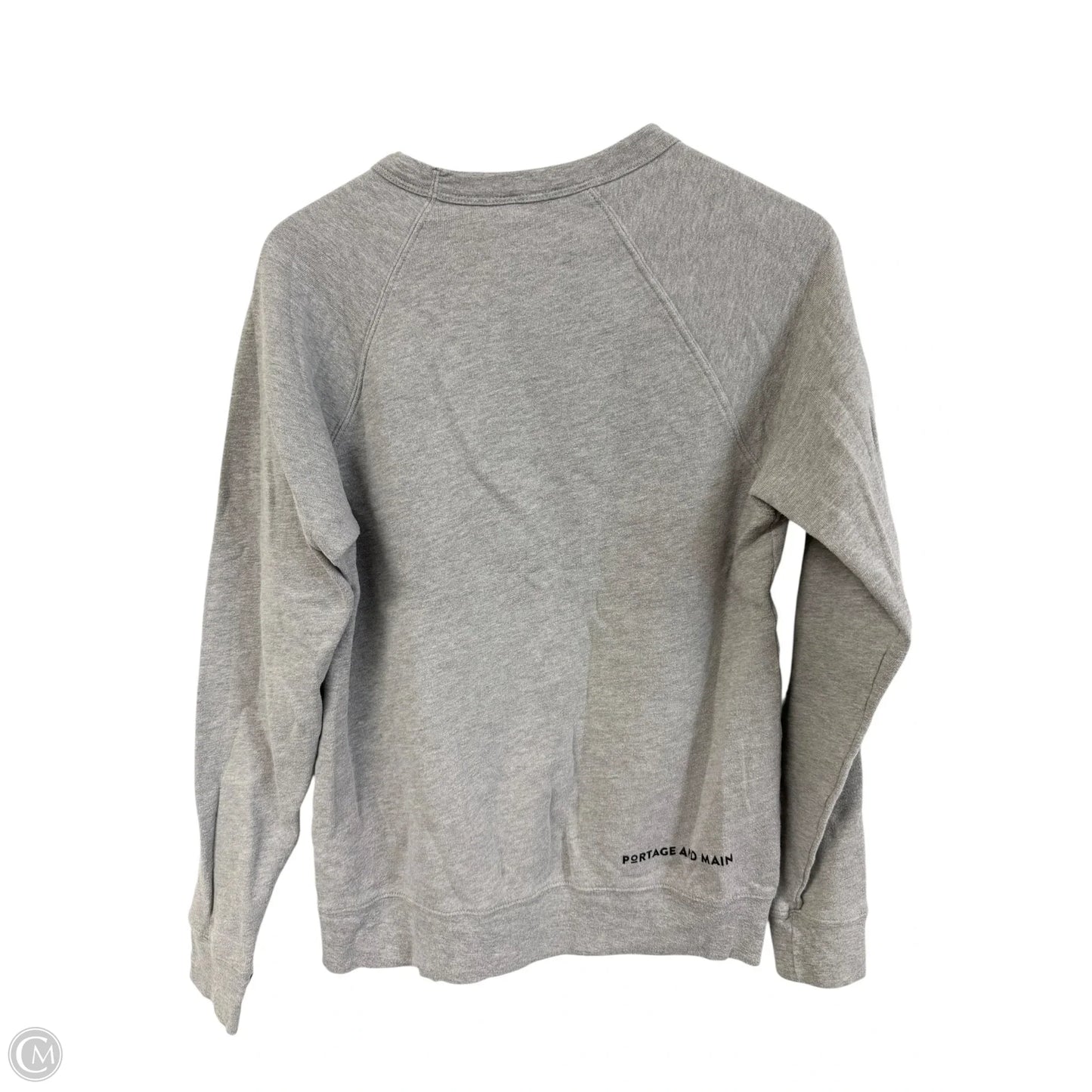 Sweatshirt Crewneck By Cme In Grey, Size: S