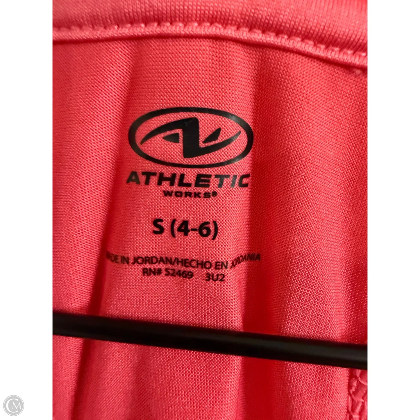 Athletic Tank Top By Athletic Works In Pink, Size: S