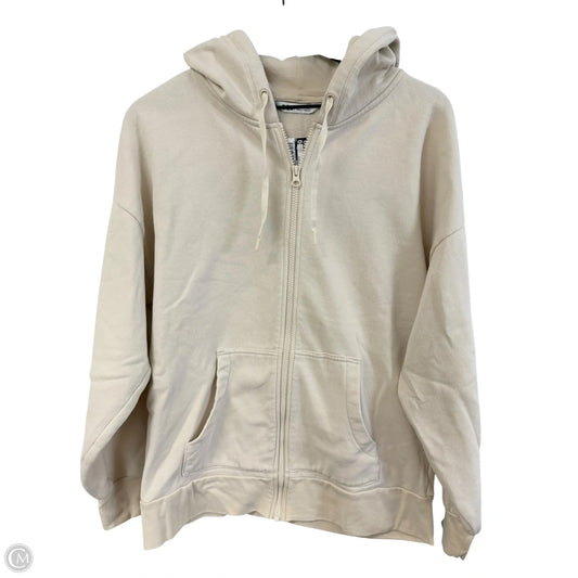 Sweatshirt Hoodie By Dsg Outerwear In Cream, Size: M