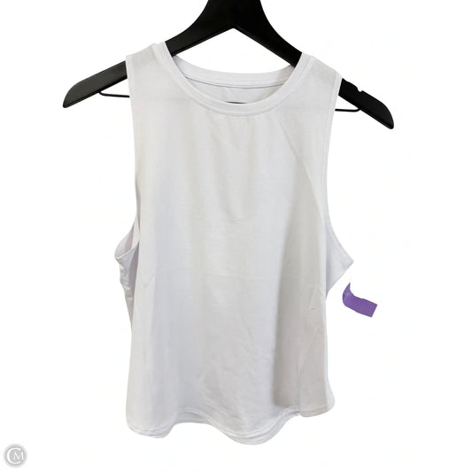 Athletic Tank Top By Jockey In White, Size: S