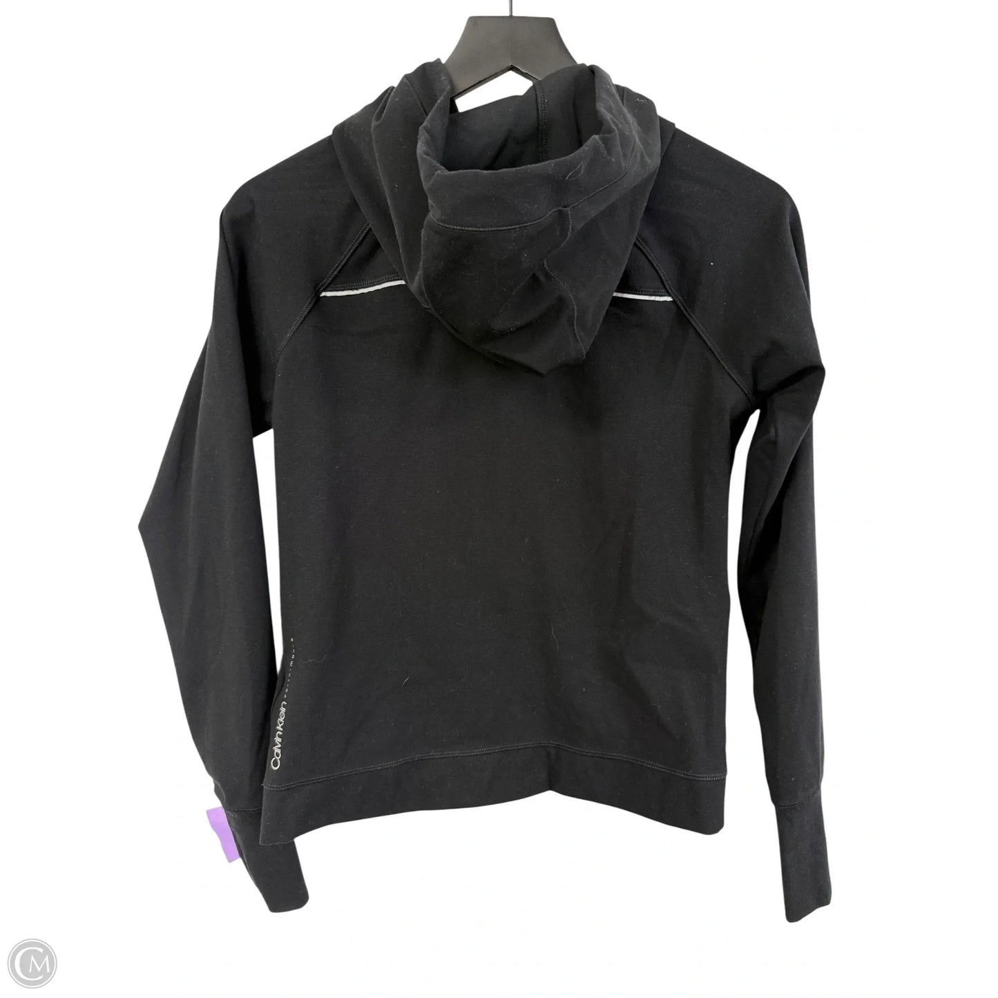 Athletic Jacket By Calvin Klein Performance In Black, Size: S