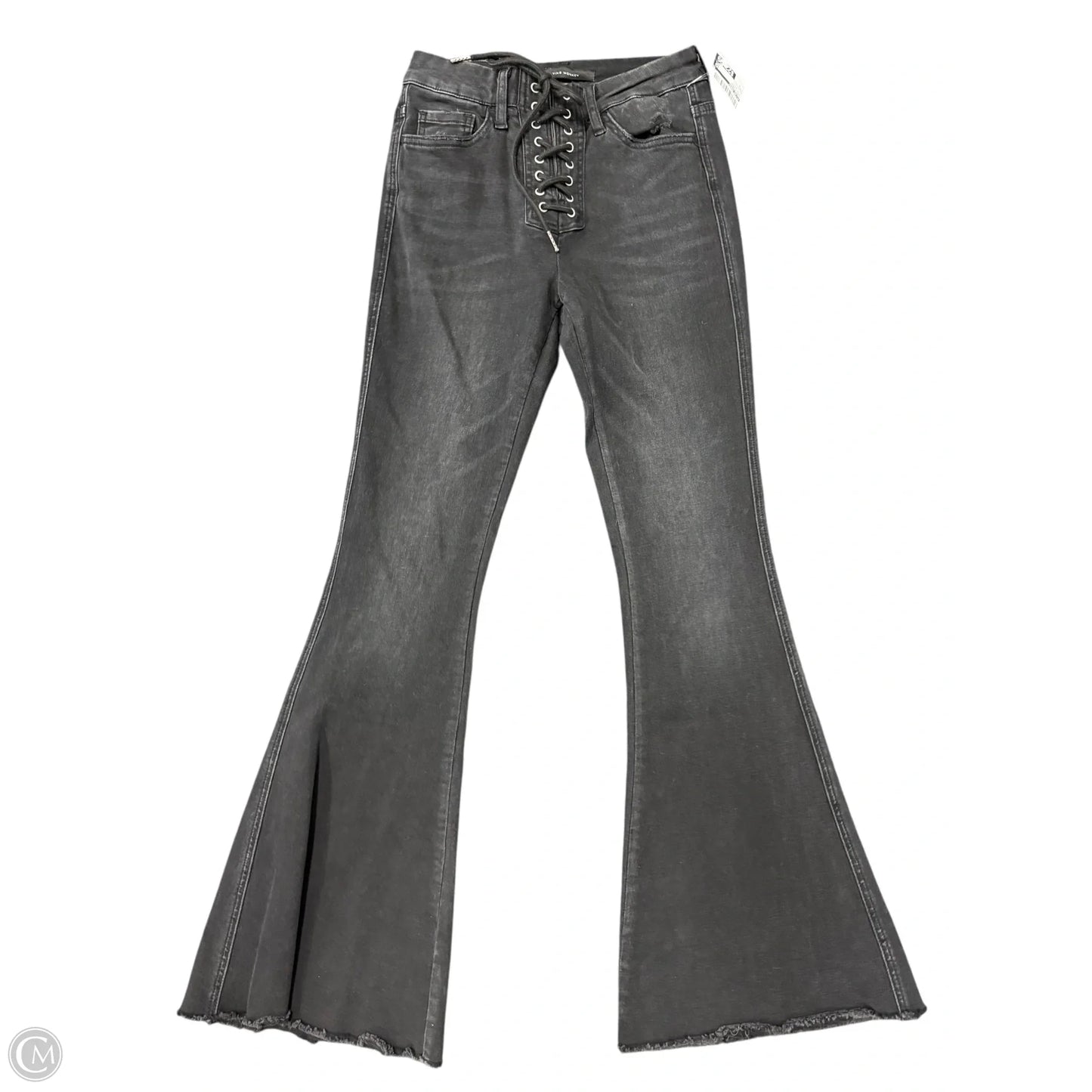 Jeans Flared By Flying Monkey In Black Denim, Size: 2