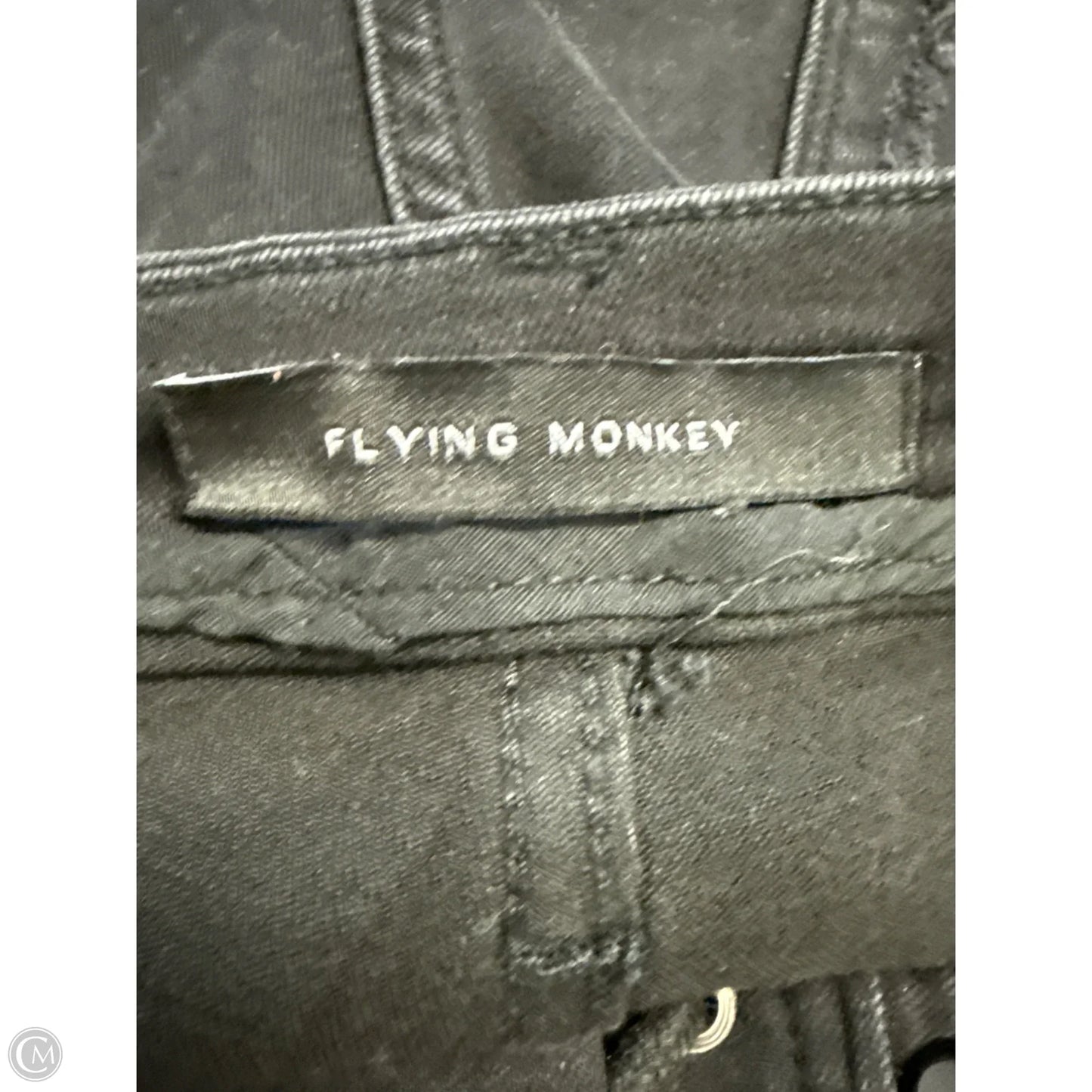 Jeans Flared By Flying Monkey In Black Denim, Size: 2