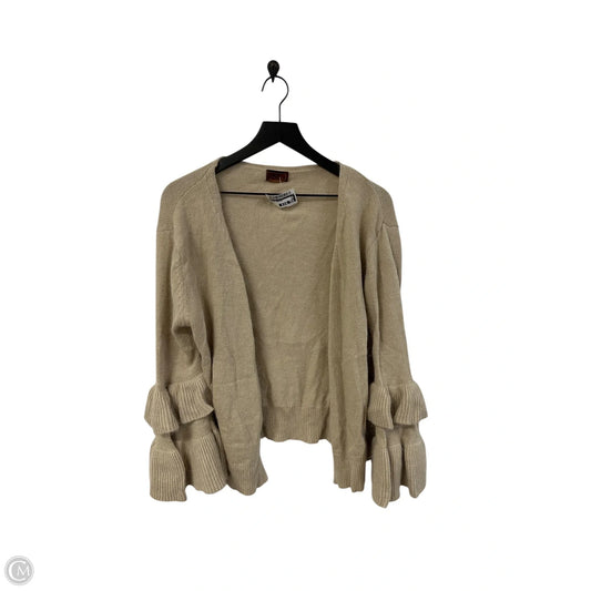 Sweater Cardigan By Pol In Cream, Size: S