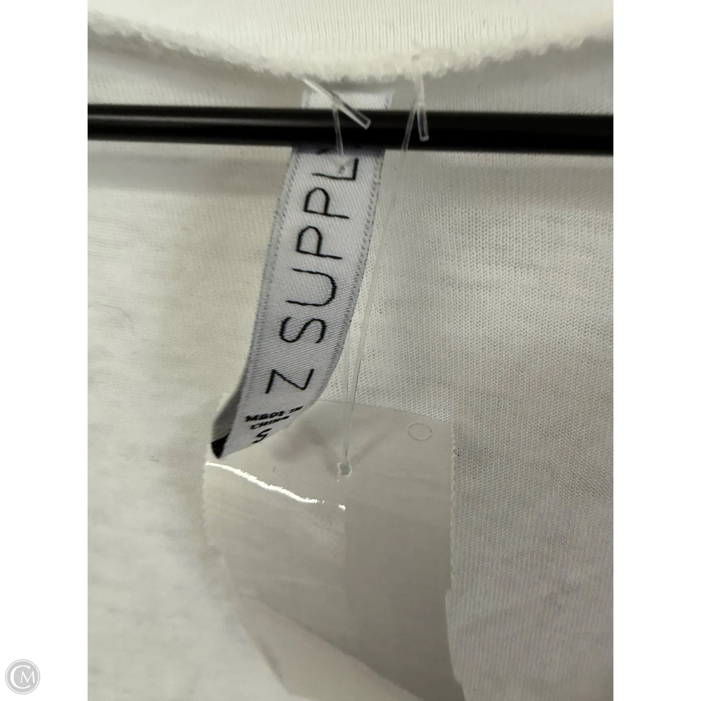 Top Short Sleeve Basic By Z Supply In White, Size: S