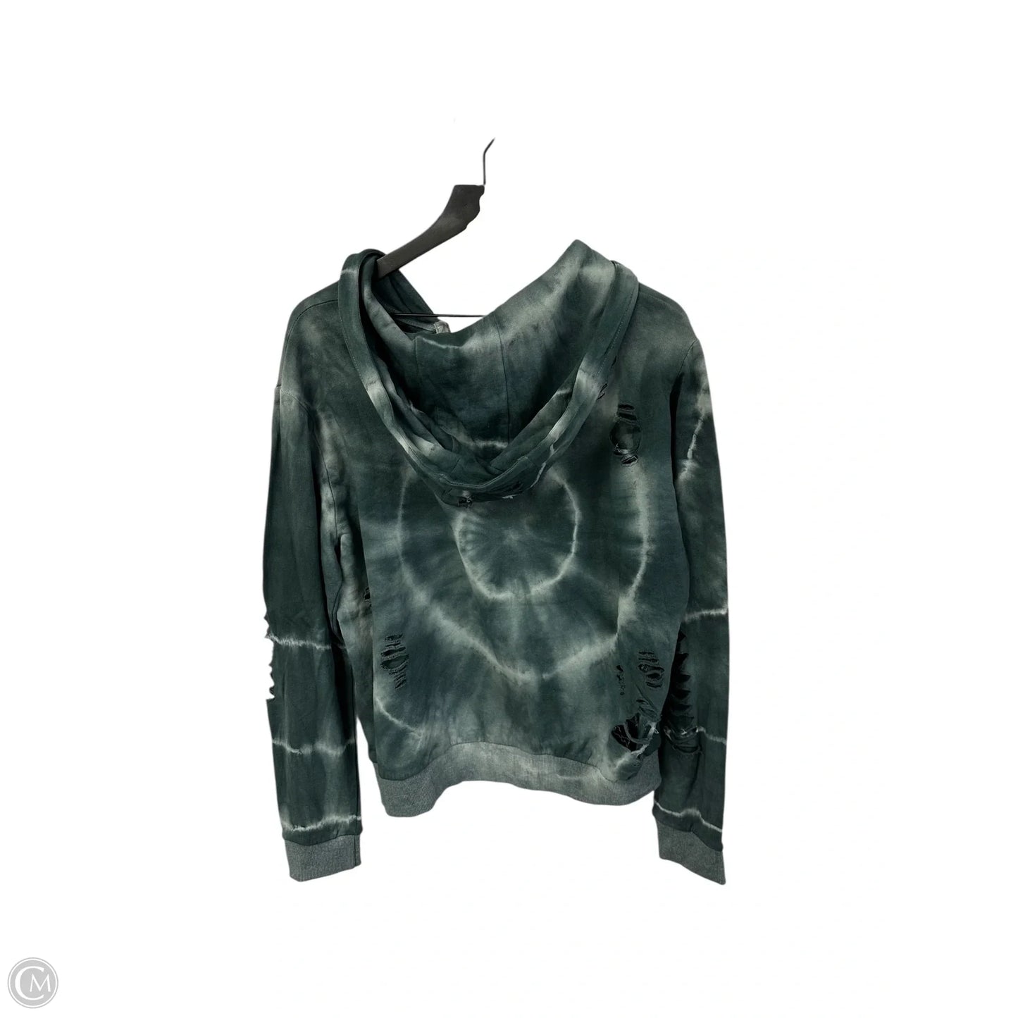 Sweatshirt Hoodie By Pol In Grey, Size: S