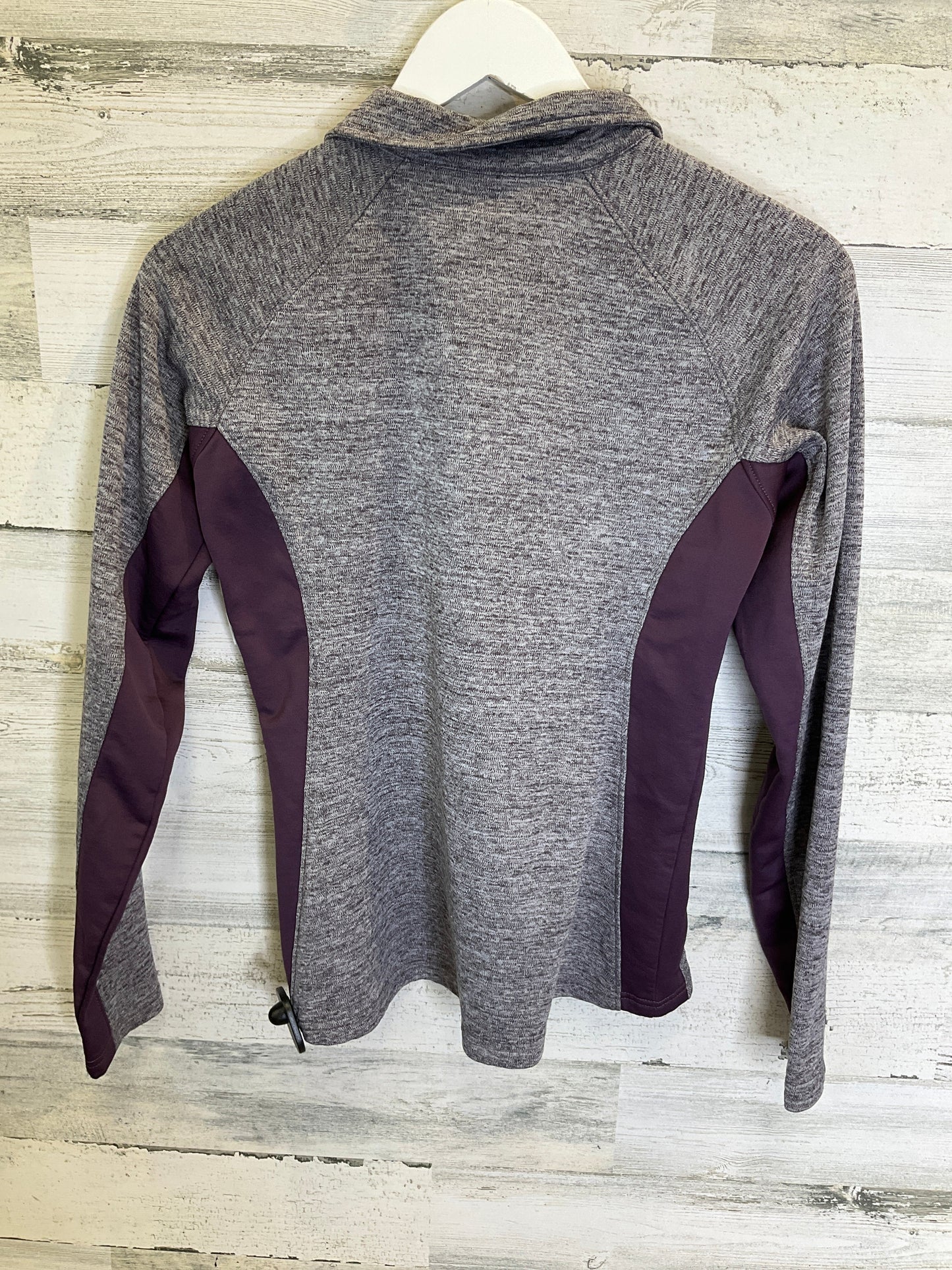 Purple Athletic Top Long Sleeve Collar Columbia, Size Xs