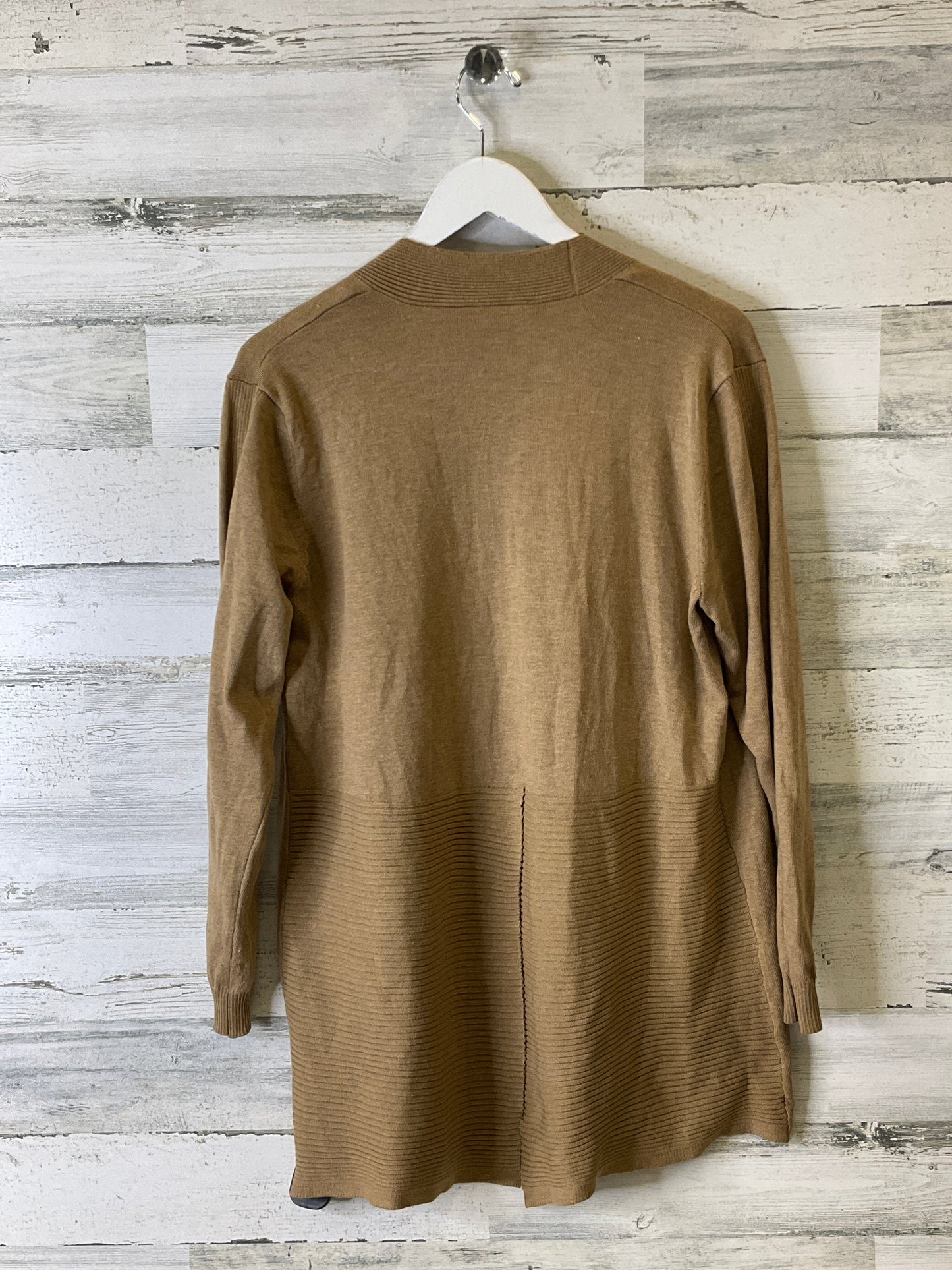 Sweater Cardigan By Time And Tru In Brown, Size: M