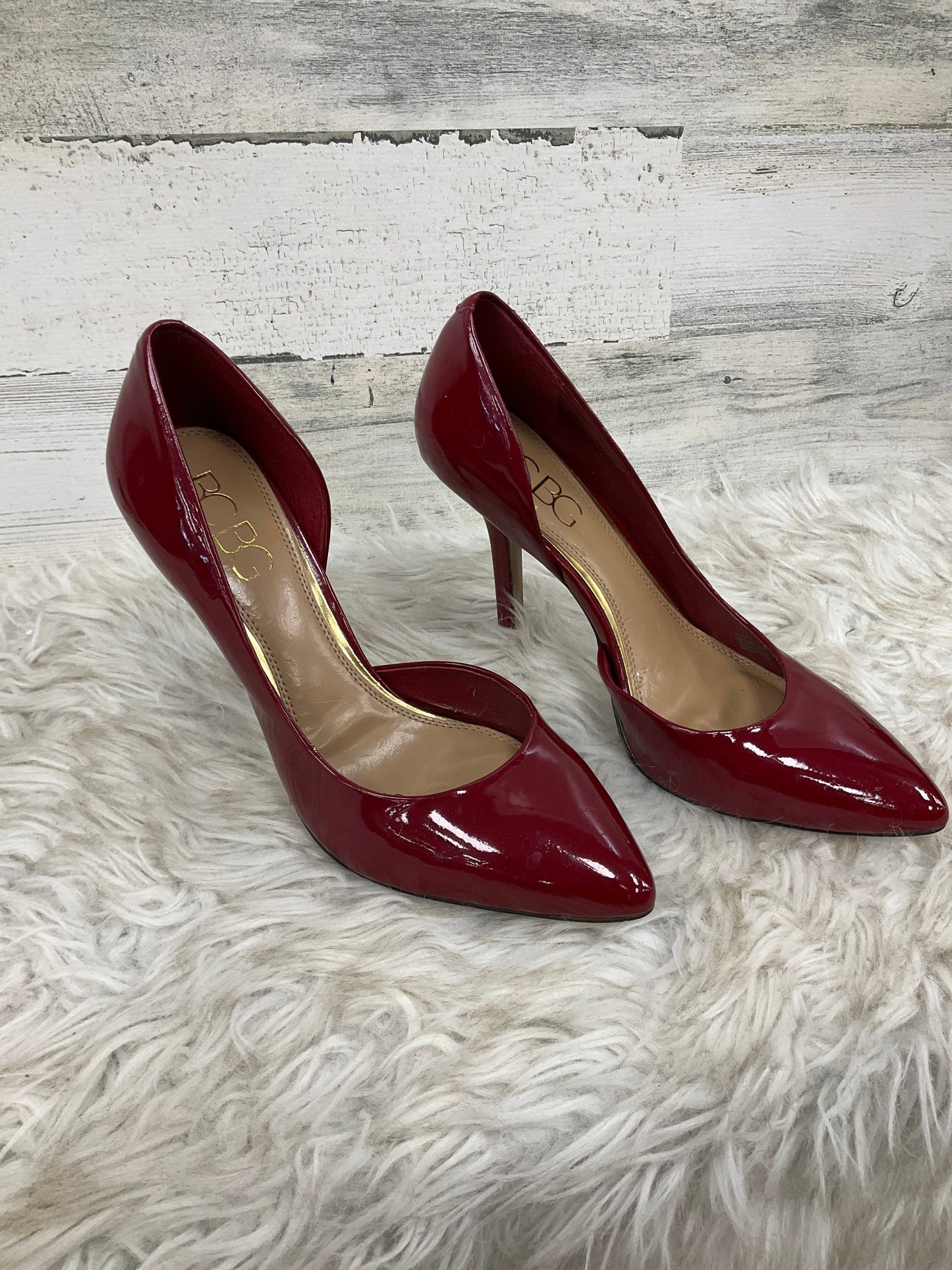 Shoes Heels Stiletto By Bcbg In Red, Size: 9.5