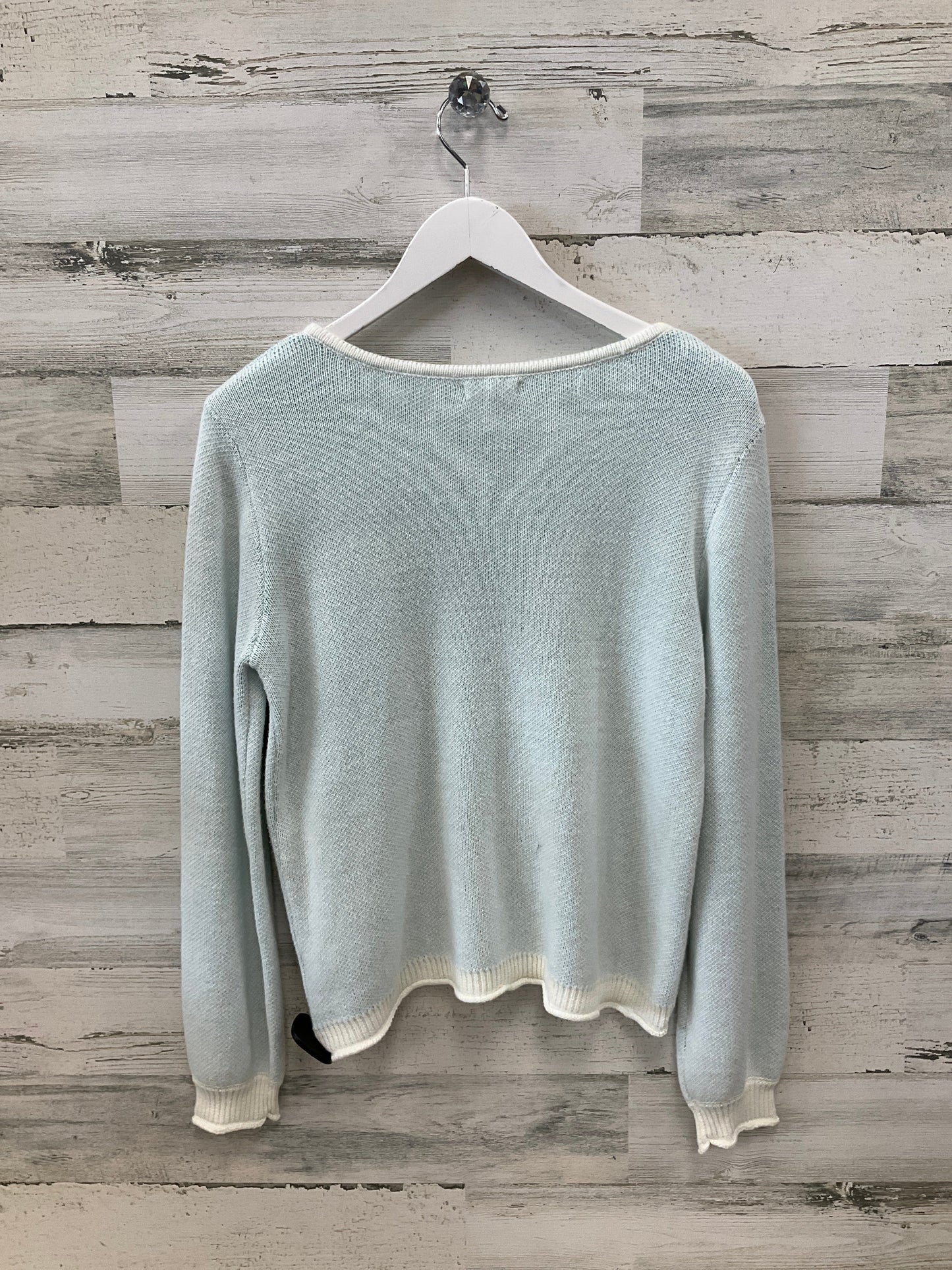 Sweater By Maurices In Blue & White, Size: S