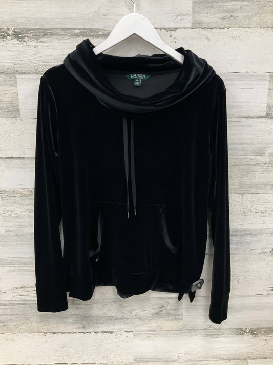 Top Long Sleeve By Lauren By Ralph Lauren In Black, Size: Mp