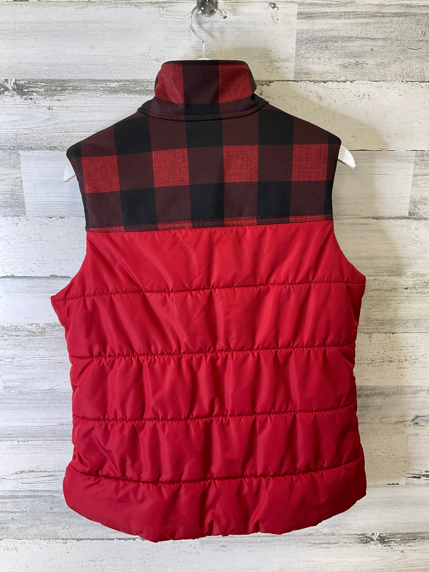 Vest Puffer & Quilted By Eddie Bauer In Red, Size: L