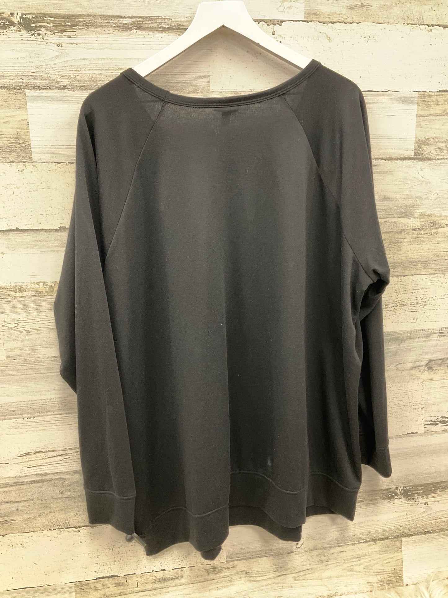 Top Long Sleeve By Torrid In Black, Size: 3x