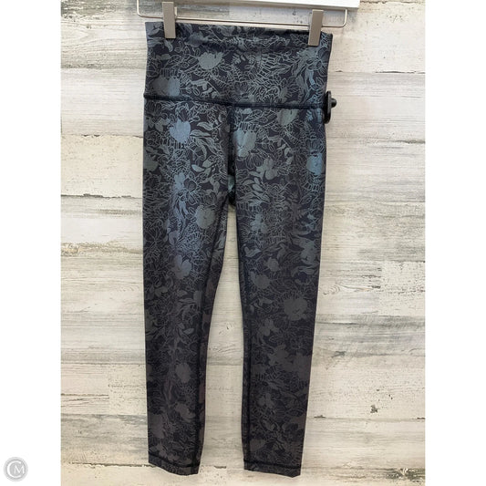 Athletic Leggings By Lululemon In Grey, Size: S