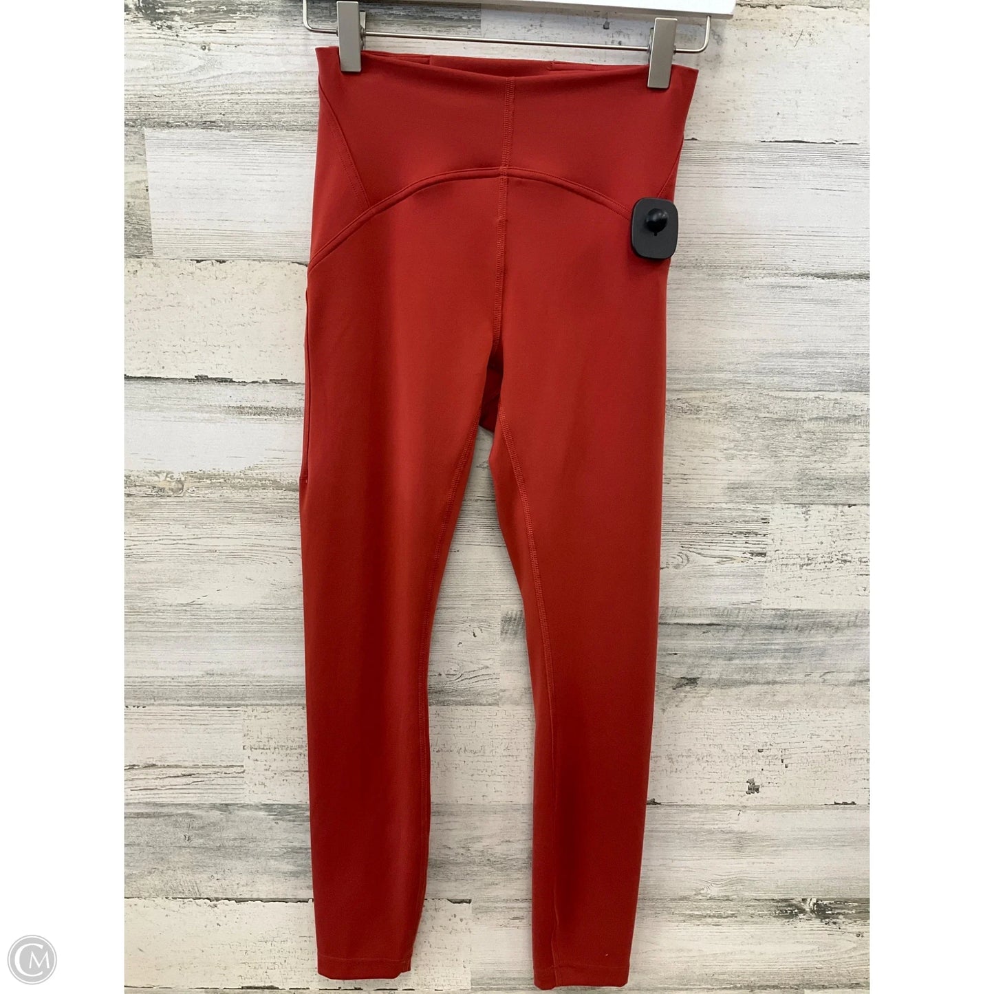 Athletic Leggings By Lululemon In Orange, Size: S