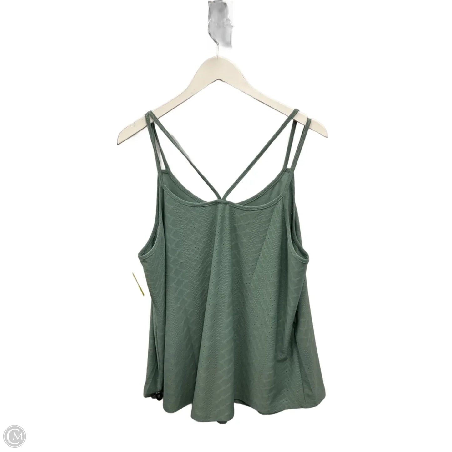 Top Sleeveless By Cme In Green, Size: Xxl