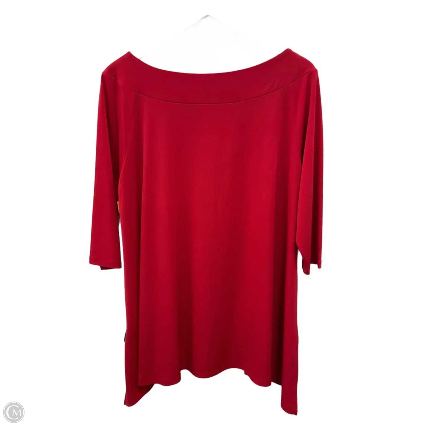 Top Long Sleeve By Chicos In Red, Size: L