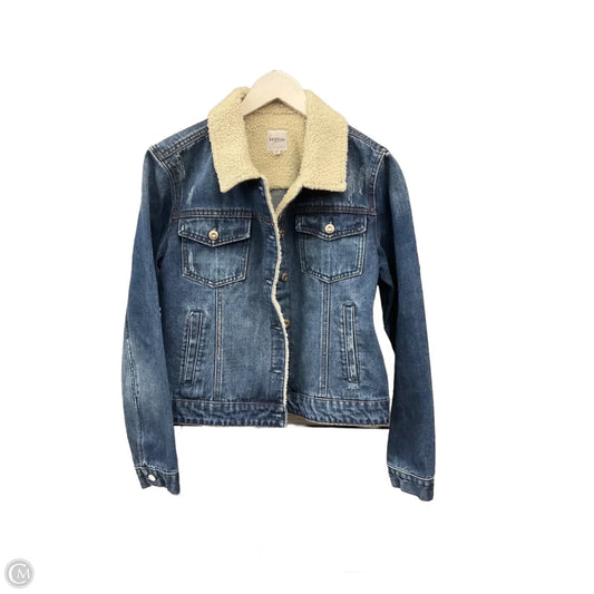 Jacket Denim By Kensie In Blue Denim, Size: M