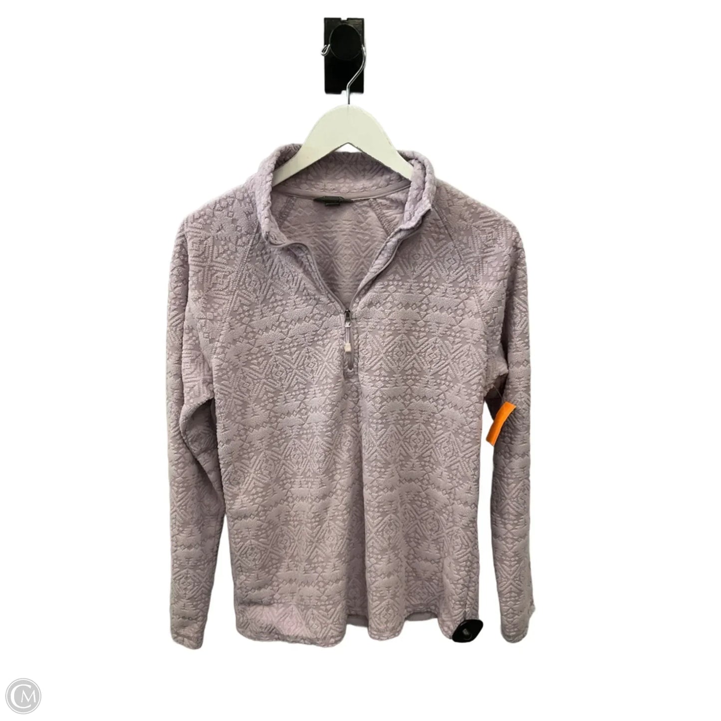 Sweatshirt Collar By Eddie Bauer In Purple, Size: M