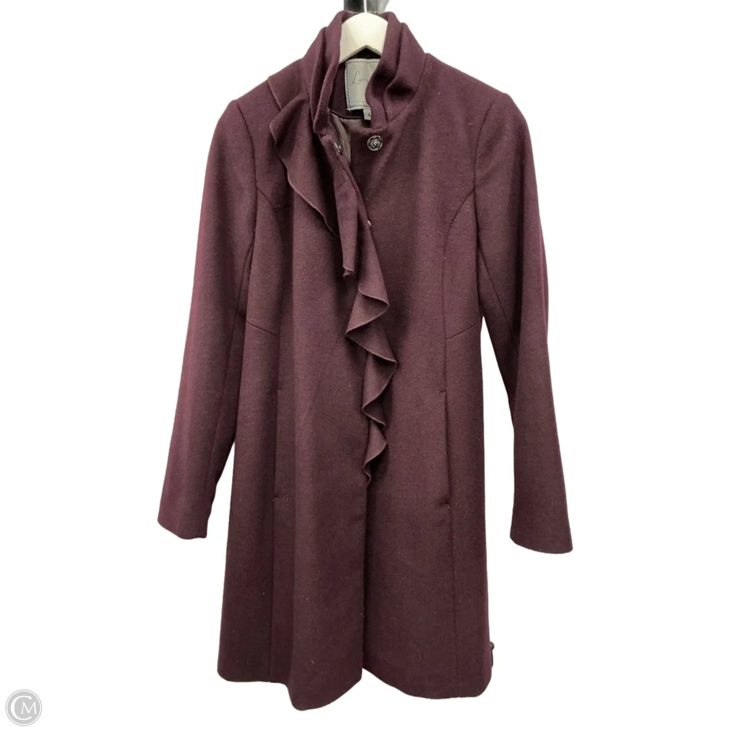 Coat Other By Larry Levine In Purple, Size: S