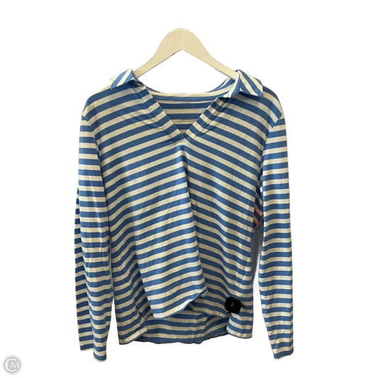 Top Long Sleeve By Talbots In Blue, Size: Xl