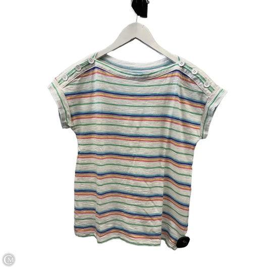 Top Short Sleeve By Talbots In Multi-colored, Size: Sp