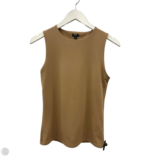 Top Sleeveless By Express In Brown, Size: M