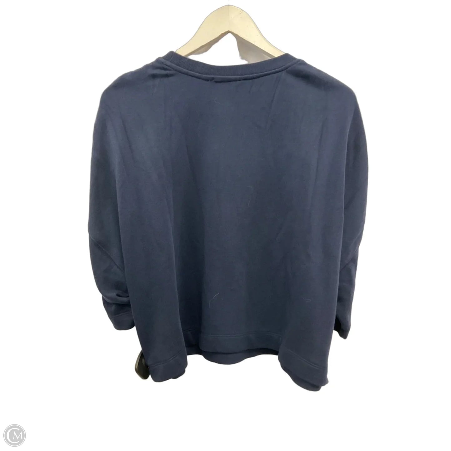 Top Short Sleeve By Loft In Navy, Size: S